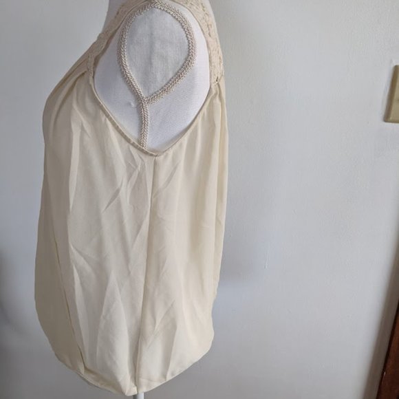 Cookies Hawaii Beige Cross Tank Top - Picture 3 of 7